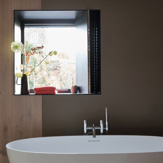 Intérieur peint avec Farrow & Ball Mouse's Back, brun gris doux