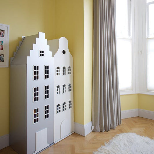 Intérieur peint avec Farrow & Ball Pale Hound, jaune pâle lumineux