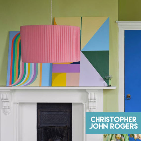 Intérieur peint Farrow & Ball Hog Plum, jaune pâle et audacieux