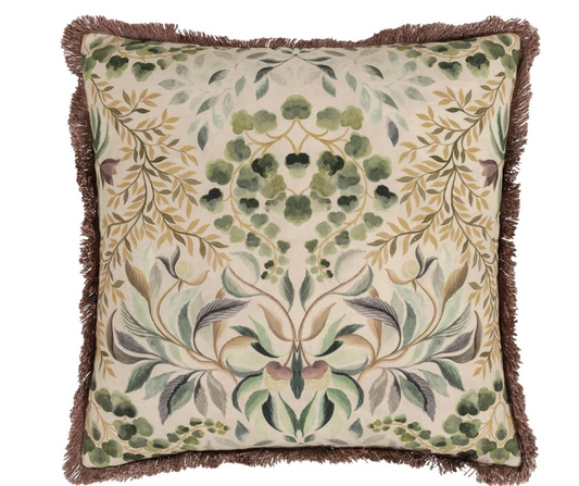 Verso et finition du coussin Ikebanna Designers Guild CCDG1380