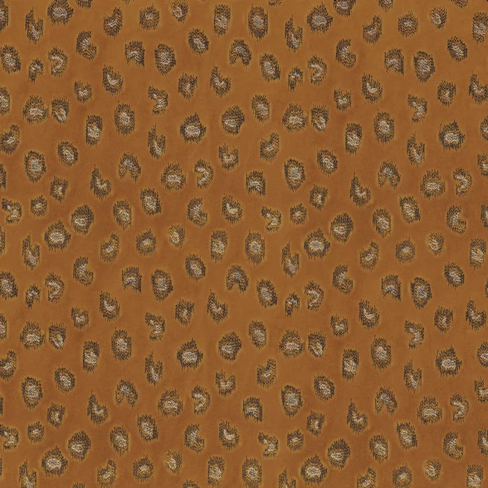 Zoom sur le tissu DAIM – velours tricot brodé avec un fil de viscose