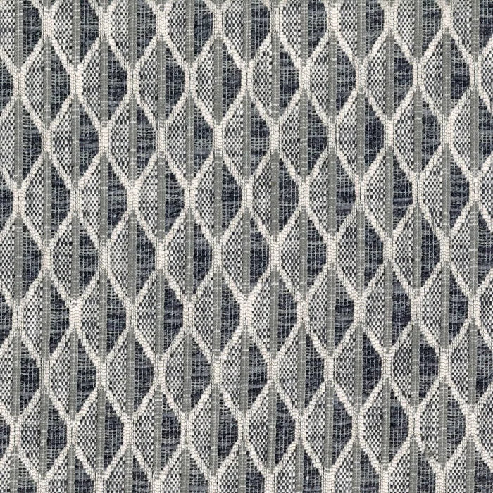 Cinq coloris disponibles pour le tissu Grey Hills – motifs géométriques lin/coton