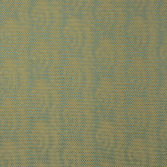 Coloris disponibles pour le tissu Trois D Jean Paul Gaultier : Bleu Quetsche, Bergamote, Céladon