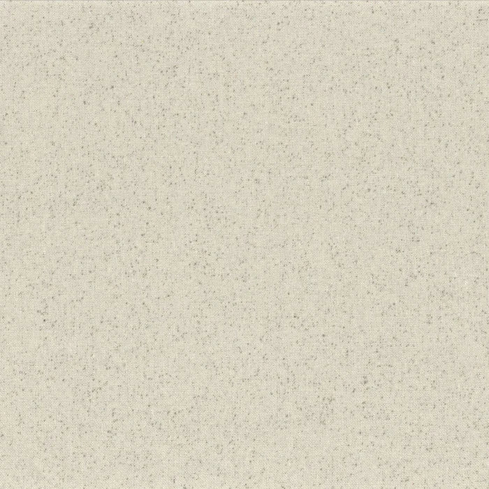 Tissu Bongo Casamance, effet tweed texturé et moucheté, blanc