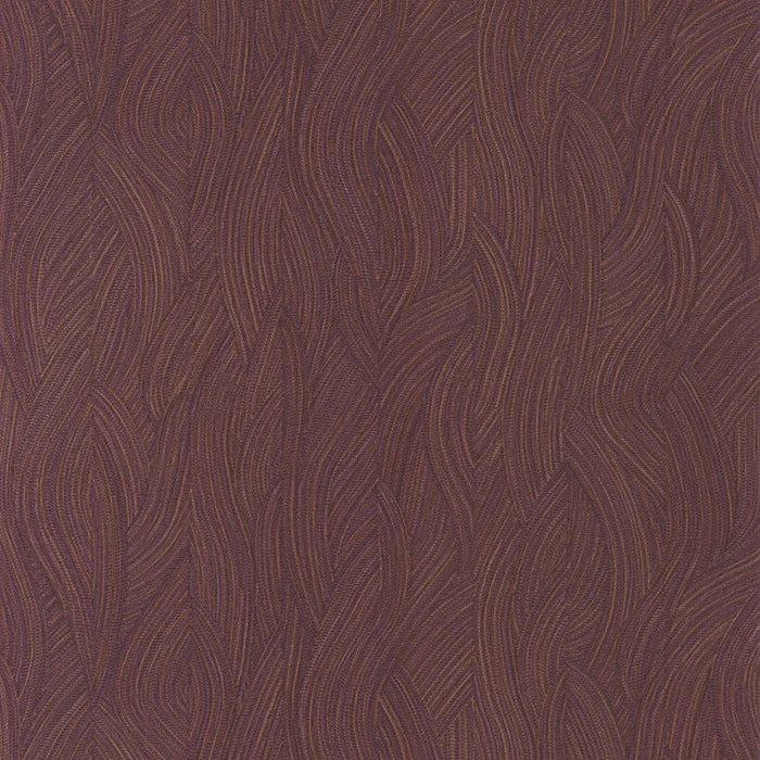 Papier peint Jassine Casamance, texture ondulante et reflets subtils, violet