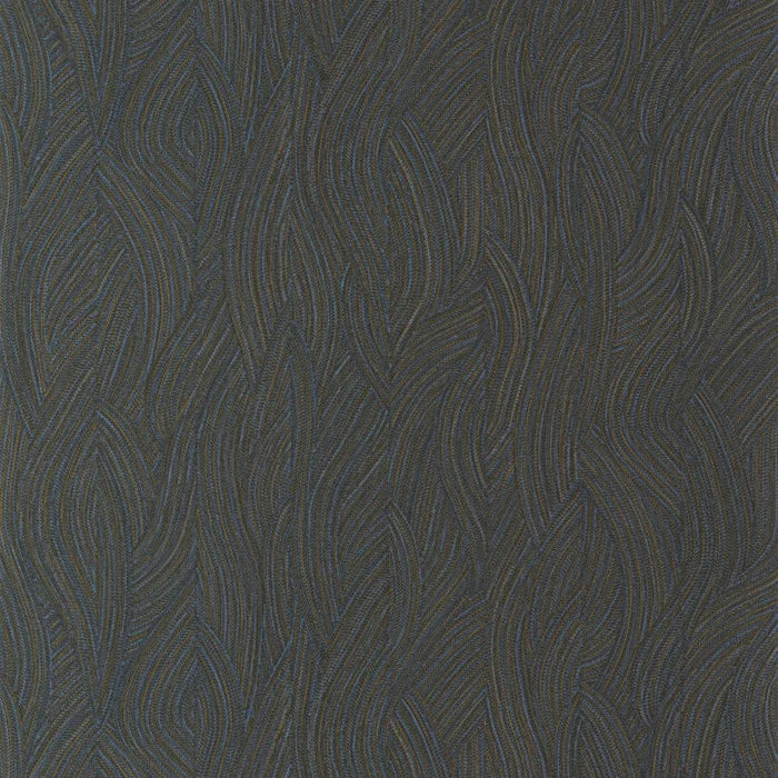 Papier peint Jassine Casamance, texture ondulante et reflets subtils, foncé