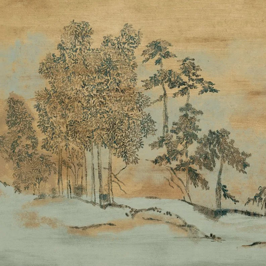 Vue d'ensemble panoramique Koraku Casamance, jardin japonais sur base dorée