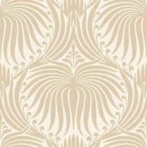 Papier peint Lotus 2003 motif floral style Belle Époque