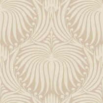 Papier peint Lotus 2009 motif floral style Belle Époque