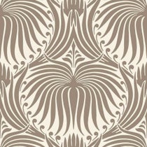 Papier peint Lotus 2013 motif floral style Belle Époque