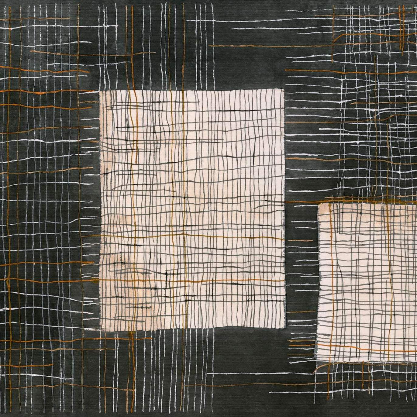 <img src="elitis-sashiko-detail.jpg" alt="Détail du panoramique mural Elitis Sashiko – textures et motifs géométriques" />