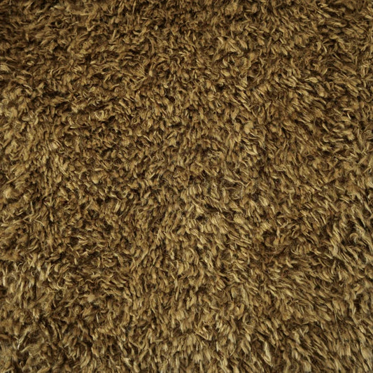 Tissu Sami Casamance, fausse fourrure douce et souple, ocre