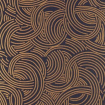 Papier peint Tourbillon de Farrow & Ball avec motif tourbillonnant Art Déco