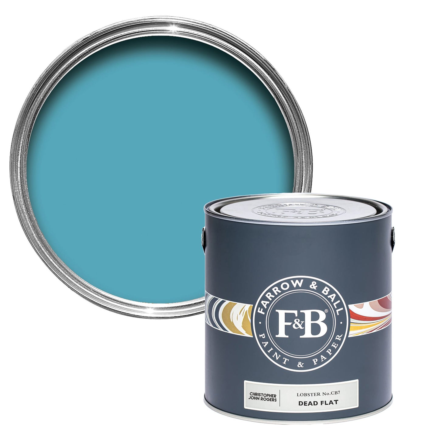 Pot de peinture Farrow & Ball Lobster, finition Dead flat