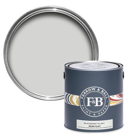 Pot de peinture Farrow & Ball Blackened, finition Dead flat