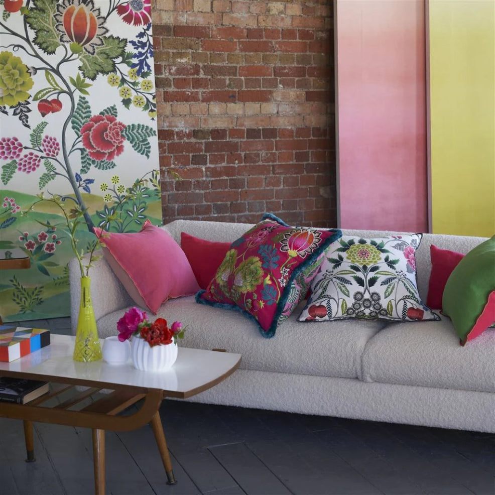 coussin brocart