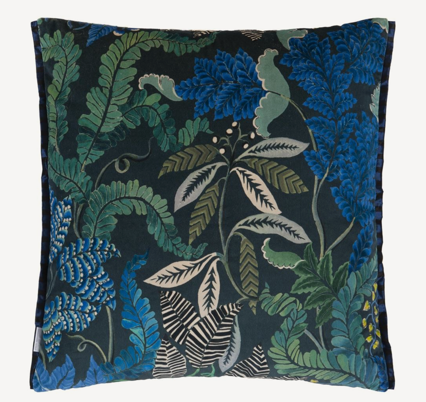 Coussin décoratif brocart CCDG1452 design floral haut de gamme
