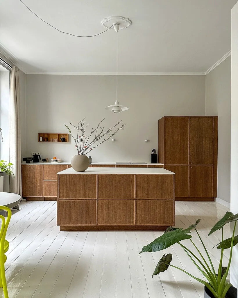 Ammonite 274 de Farrow&Ball, cuisine contemoporainne