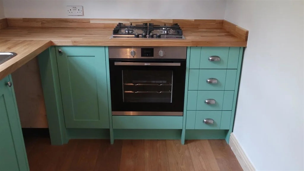 Cuisine peinte en Arsenic vert intense Farrow & Ball