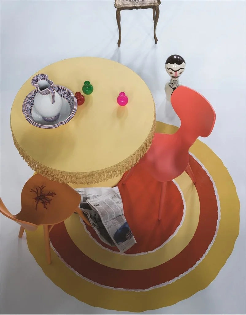 Salon élégant peint en Babouche No.223 Farrow & Ball ambiance chaleureuse