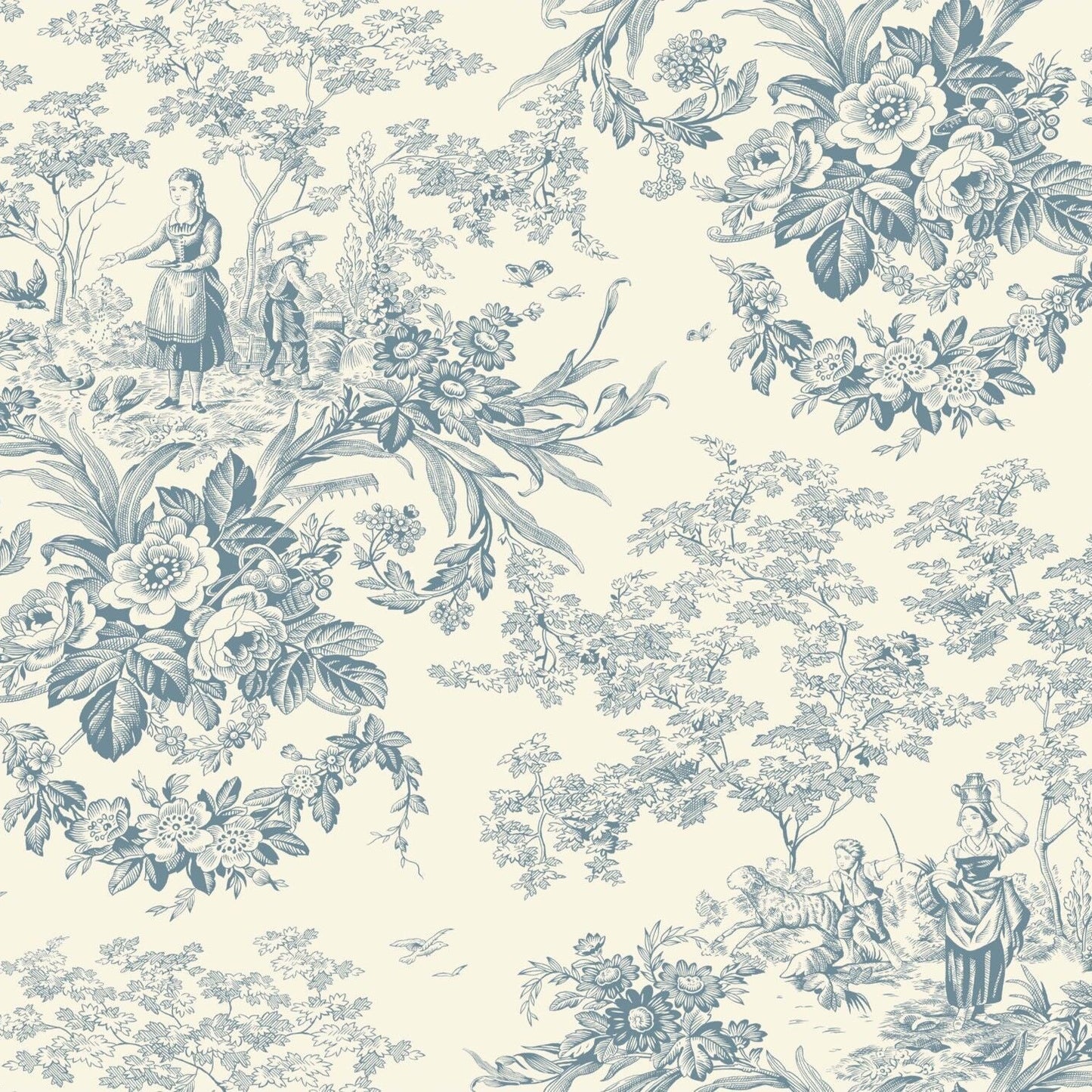 Coloris disponibles pour le papier peint BEAUX JOURS Quenin