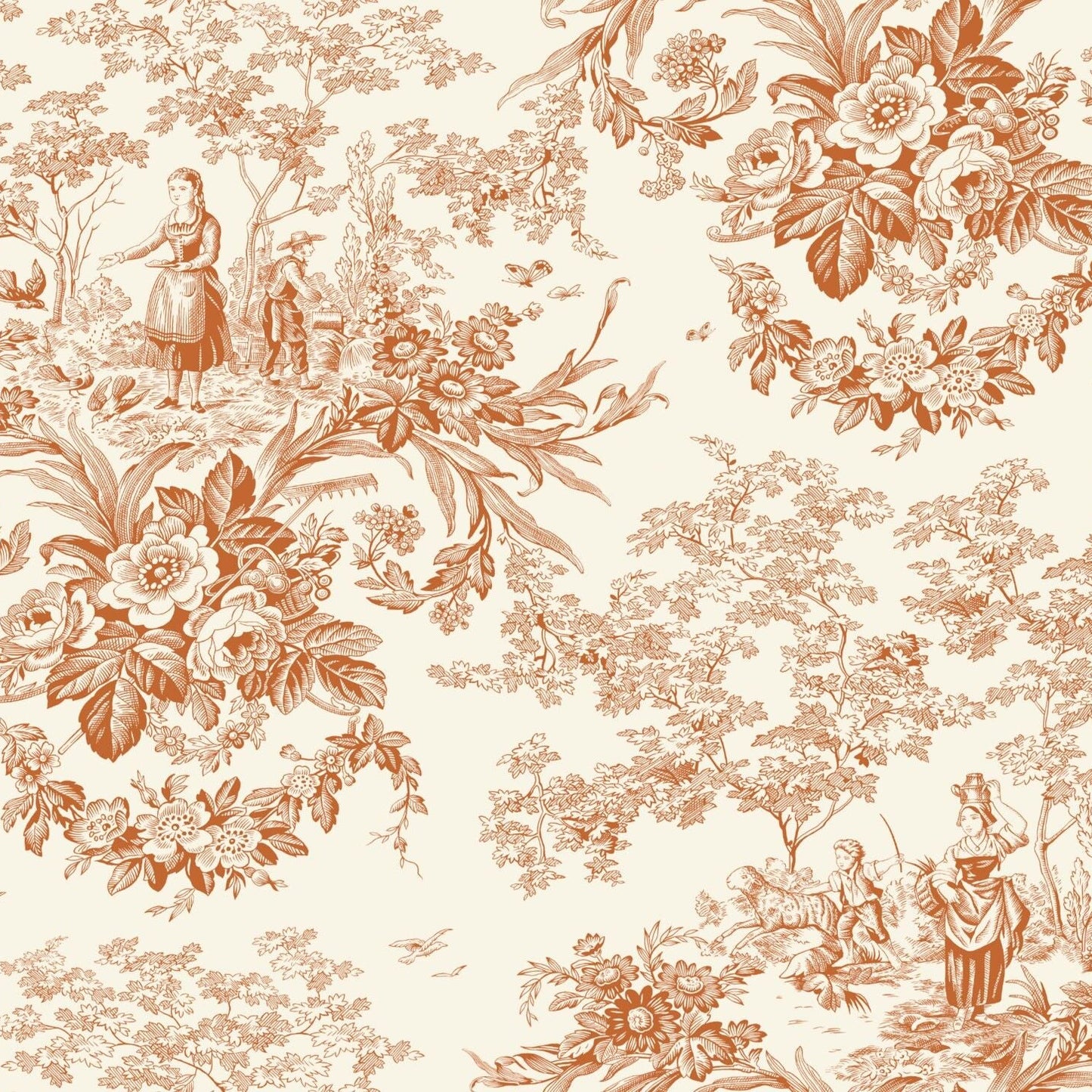 Coloris disponibles pour le papier peint BEAUX JOURS Quenin