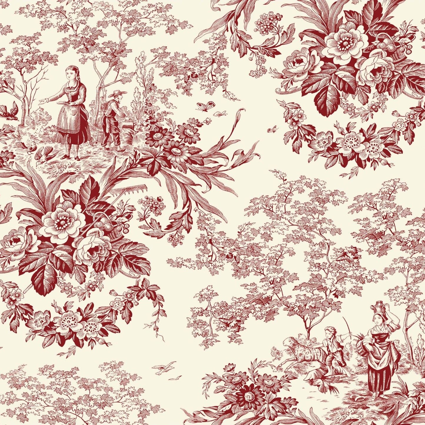 Coloris disponibles pour le papier peint BEAUX JOURS Quenin