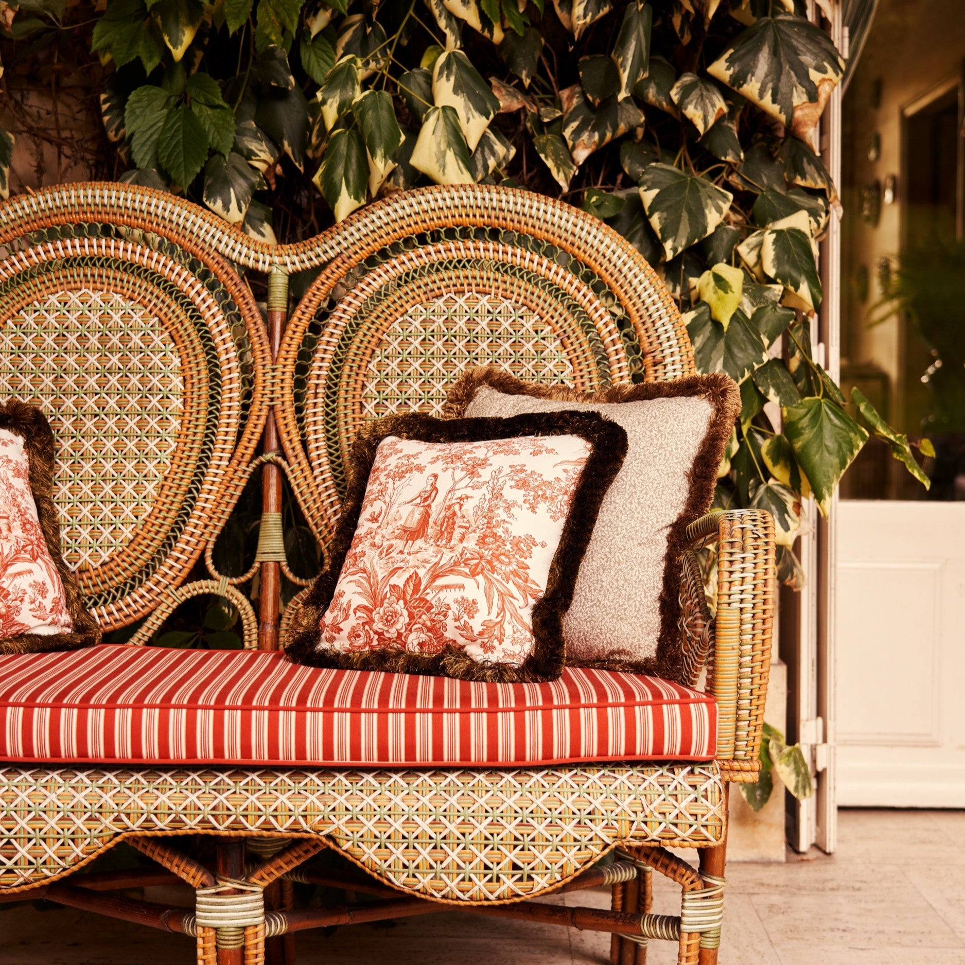 Toile de Jouy BELLE SAISON coton archive Quenin