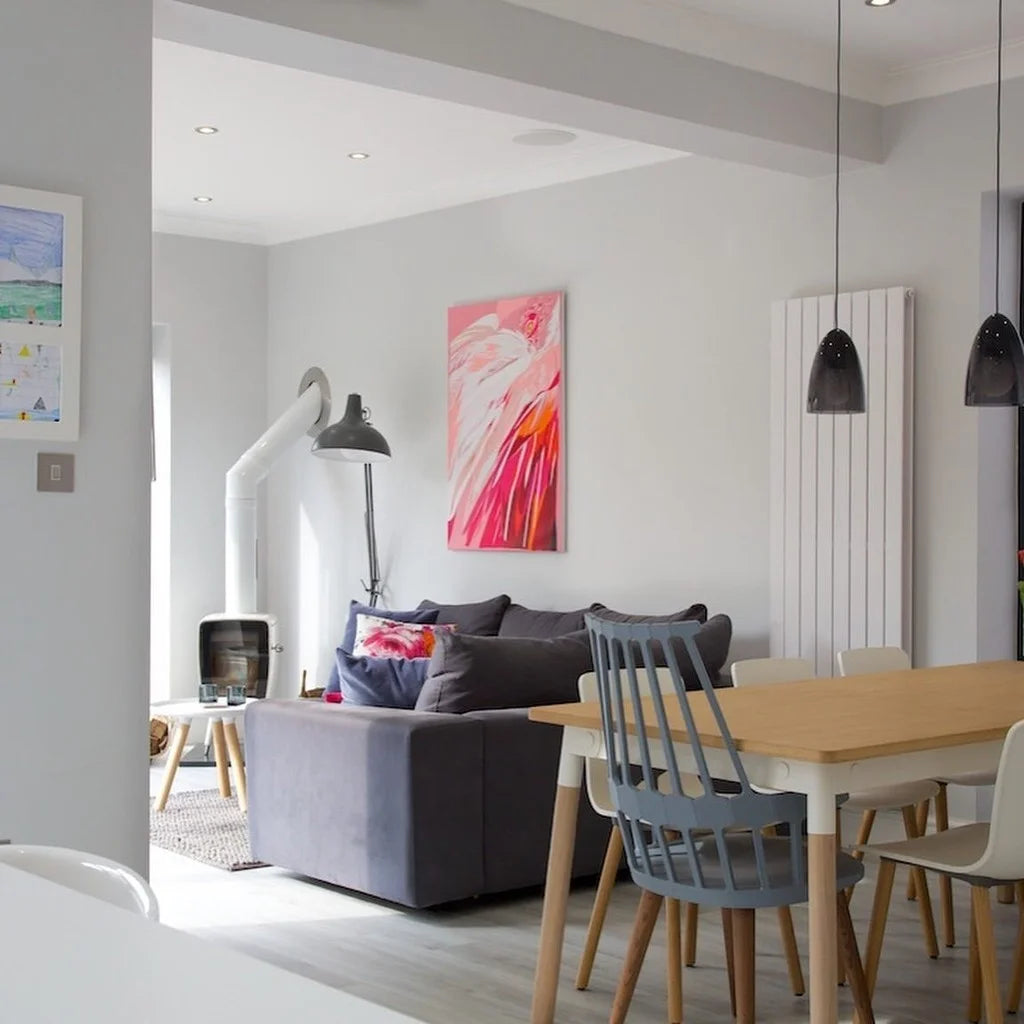 Association Blackened No.2011 et All White Farrow & Ball intérieur moderne