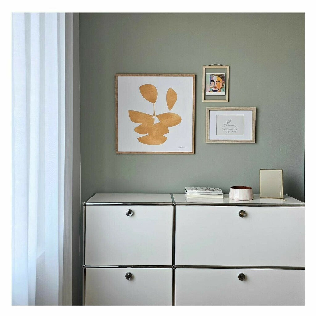 Peinture Farrow & Ball Blue Gray No.91 gris bleu frais sur mur intérieur