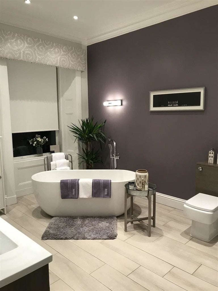 Peinture de SDB Farrow & Ball Brassica No.271 lavande sombre sophistiquée