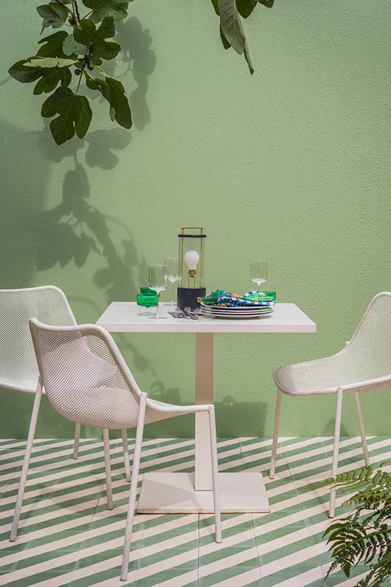 Salle à manger peinte en Breakfast Room Green Farrow & Ball