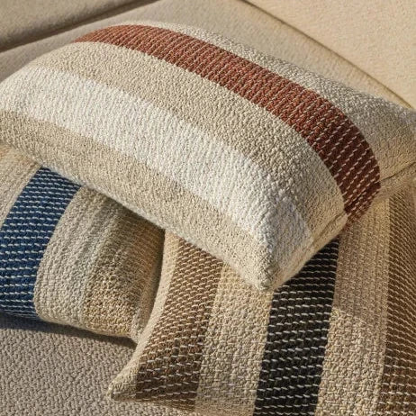 Tissu Brigitte rayé bicolore pour usage indoor et outdoor