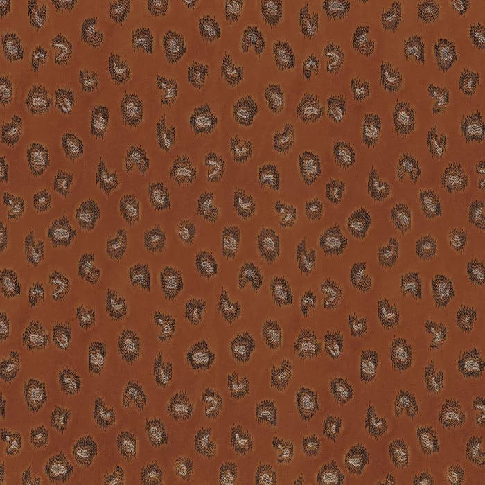 Zoom sur le tissu DAIM – velours tricot brodé avec un fil de viscose