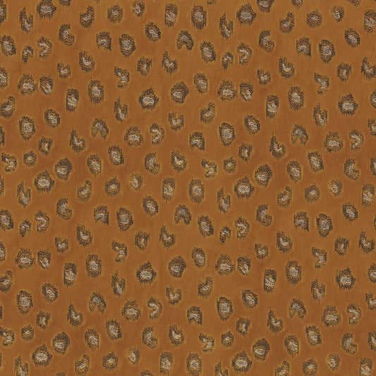 Zoom sur le tissu DAIM – velours tricot brodé avec un fil de viscose