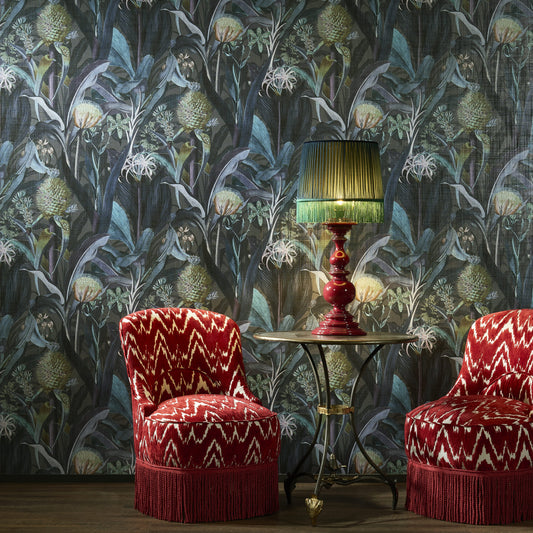 Blooming Pineapple Arte | Revêtement mural