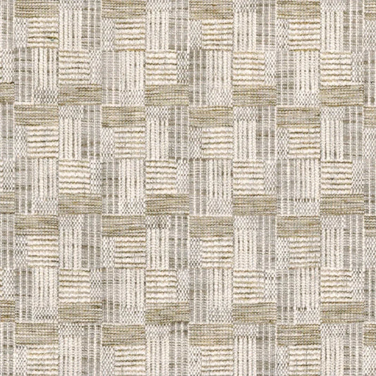Cinq coloris disponibles pour le tissu Dena – motif damier lin/coton