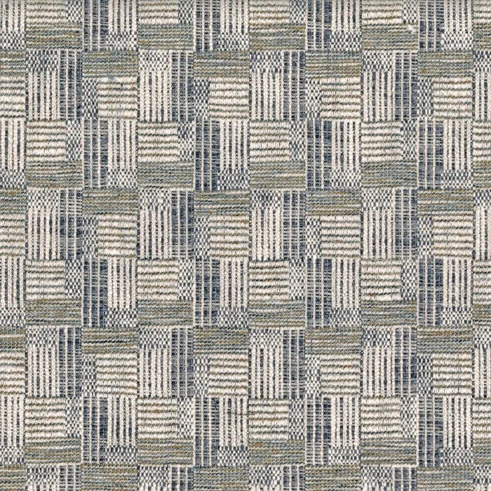 Cinq coloris disponibles pour le tissu Dena – motif damier lin/coton