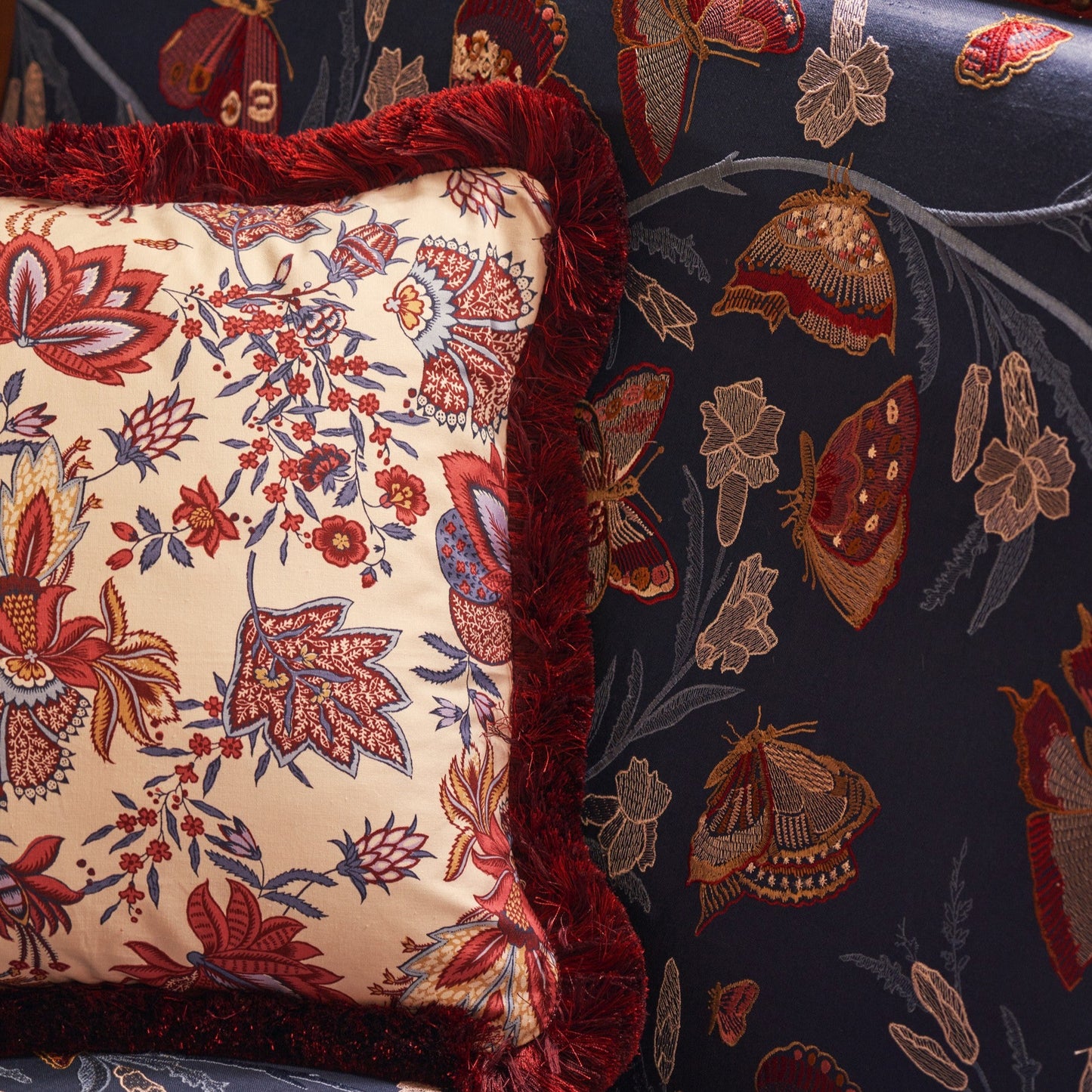 Tissu FLÂNERIE broderie lin-viscose Quenin