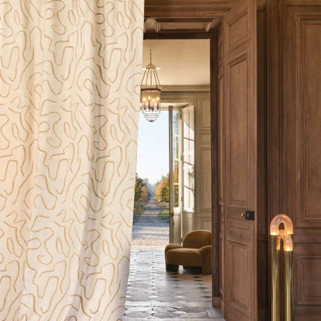 Tissu jacquard Il était une fois Paris aux fils métallisés