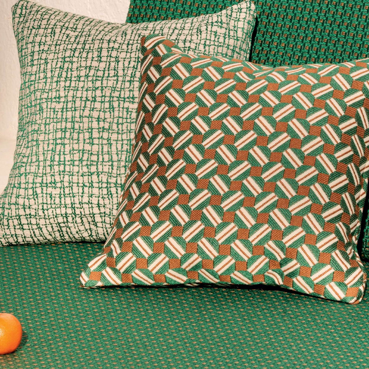 Tissu MATA Elitis outdoor motifs géométriques vintage