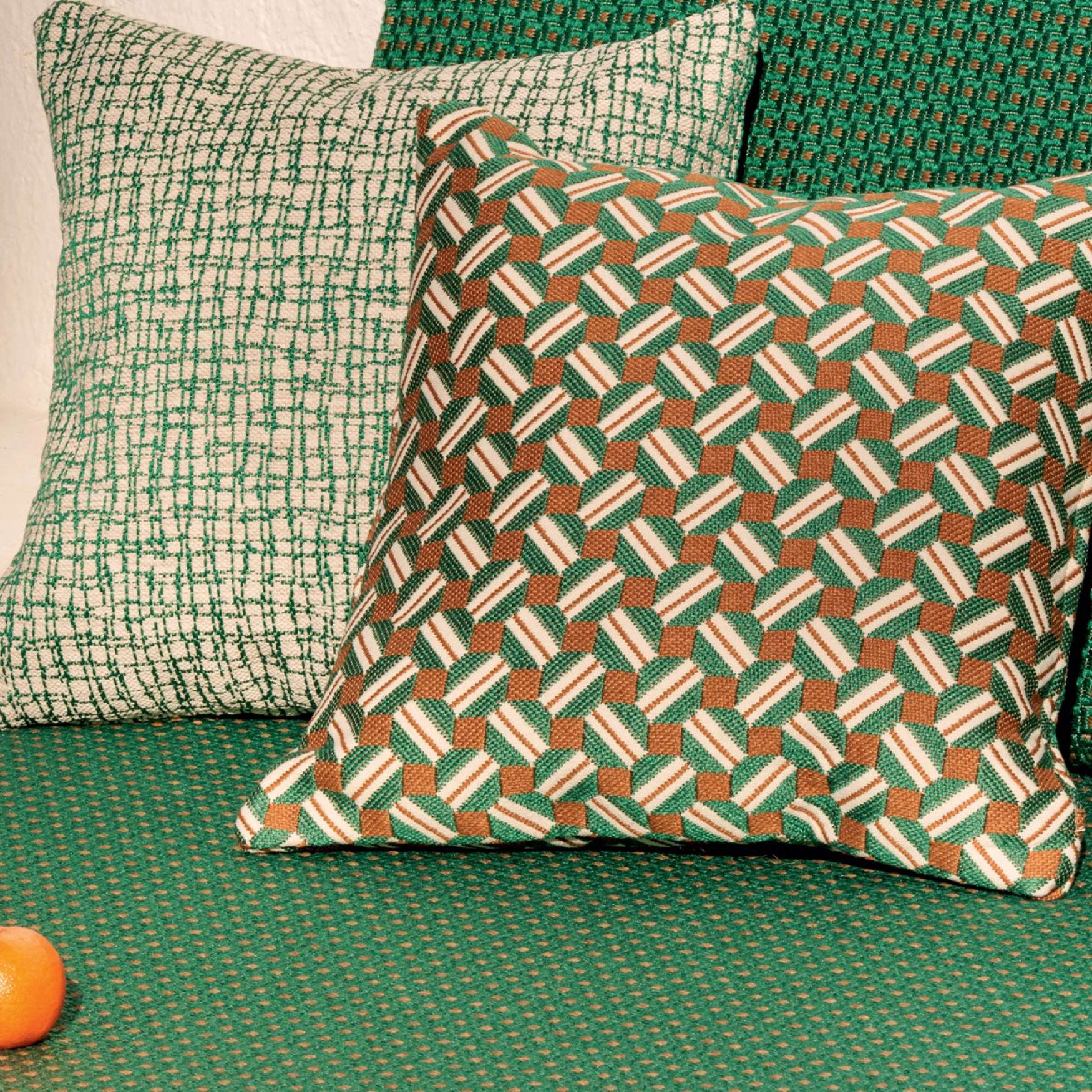 Tissu MATA Elitis outdoor motifs géométriques vintage