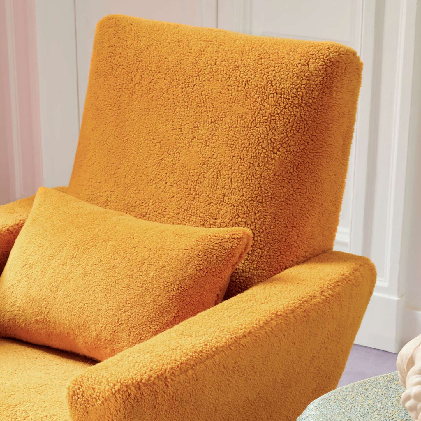 Tissu PANCHO Elitis outdoor effet doudou moelleux poil épais