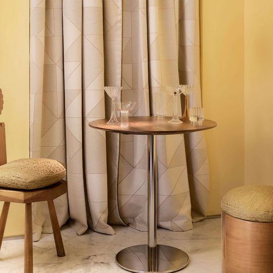 Tissu PUCCINI Elitis Art Déco grands dessins géométriques en laine noble