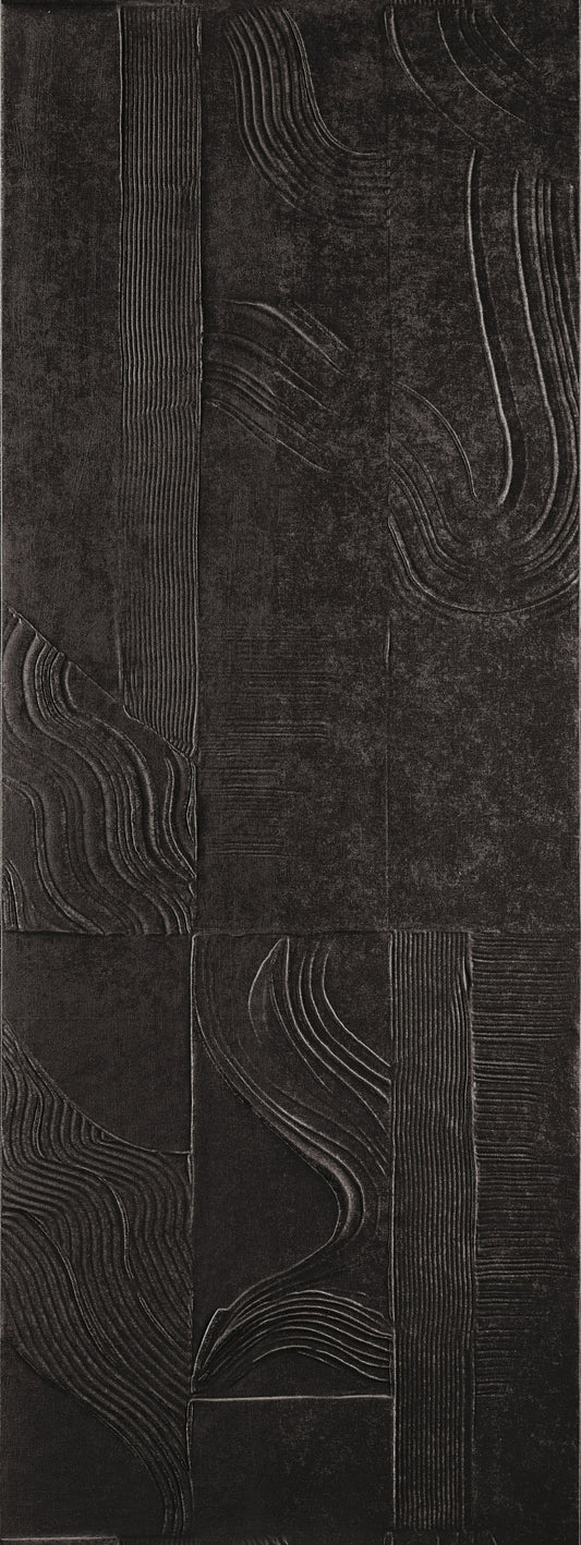 <img src="palimpseste-2.jpg" alt="Papier peint Palimpseste Elitis, détail texture" />