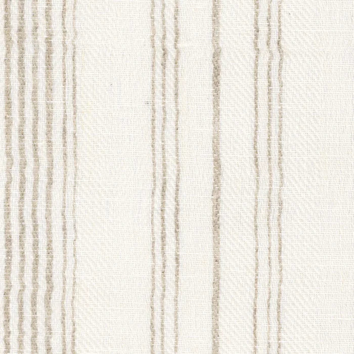 Huit coloris disponibles pour le tissu Sabana – rayures sur fond blanc