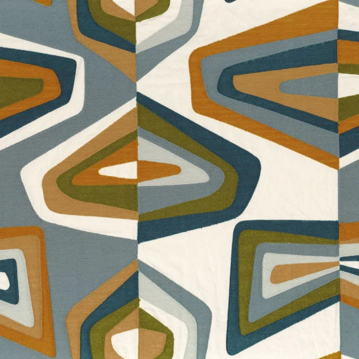 Palette de coloris disponibles pour le tissu West Dream – lin et coton brodé