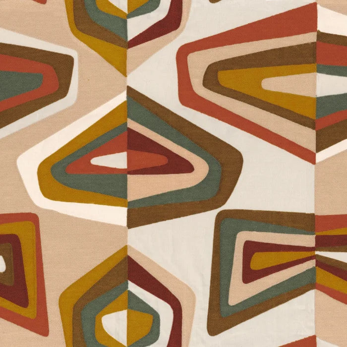 Palette de coloris disponibles pour le tissu West Dream – lin et coton brodé