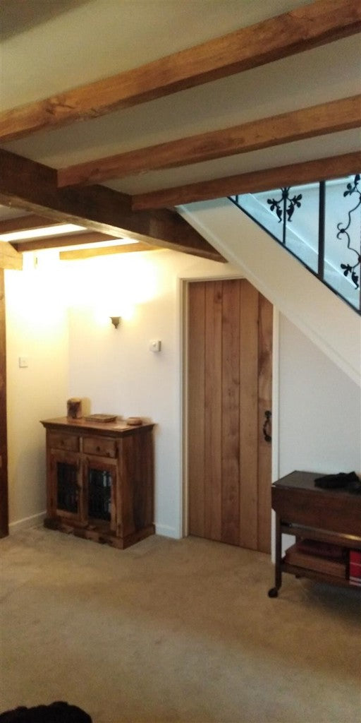 Entrée peinte avec la couleur White Tie No.2002 Farrow & Ball