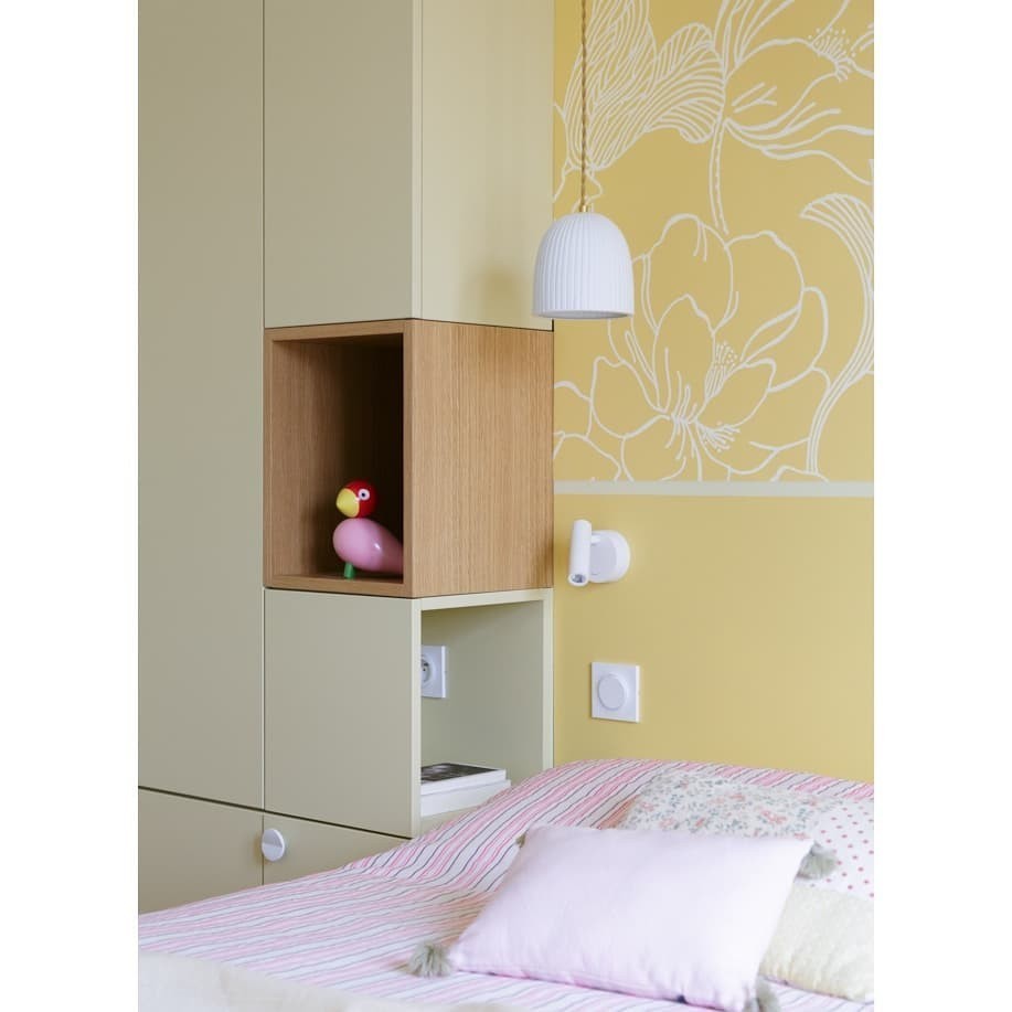 Cuisine lumineuse peinte en Yellow Ground No.218 Farrow & Ball